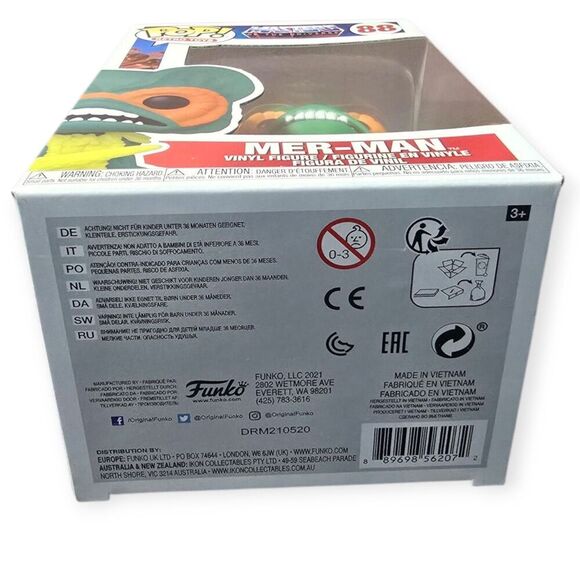 Funko Pop! Vinyl: Masters of the Universe Mer-Man #88 Retro Toys MOTU He-Man - Picture 5 of 7